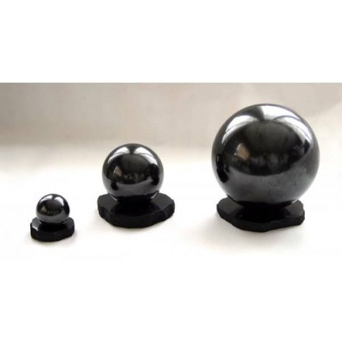 Esferas de Shungita de 3, 6,10 y 15 cms.
