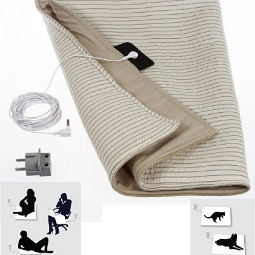 Almohadilla de felpa plateada de Earthing PLUSH PAD