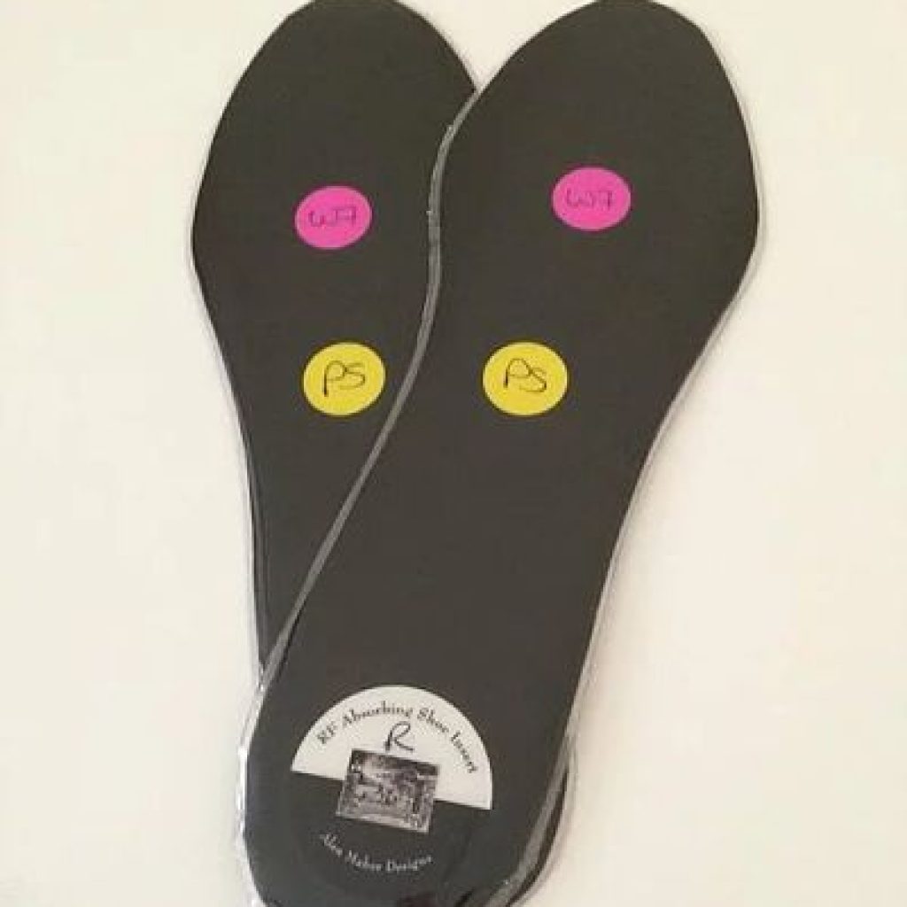 Insertos para zapatos absorbentes de radiación