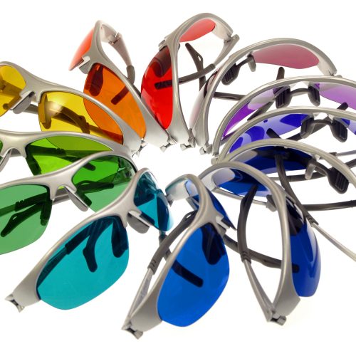 Gafas de Color Espectro Cromo para Cromoterapia