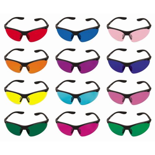 Juego de 12 gafas de terapia de color inmediata